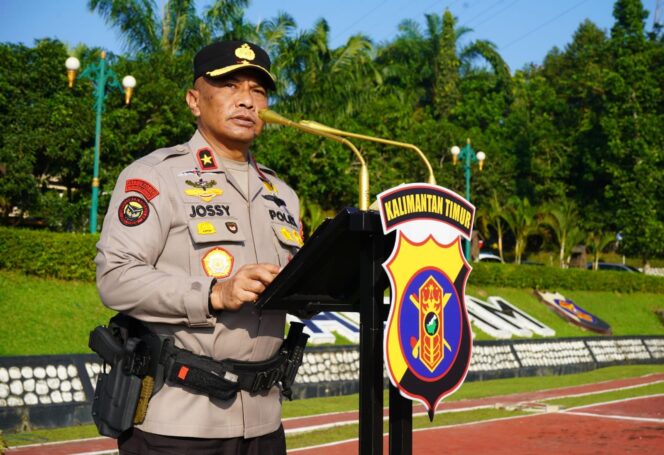 
					Wakapolda Kaltim Pimpin Upacara Hari Kesadaran Nasional, Tekankan Disiplin dan Pelayanan Humanis