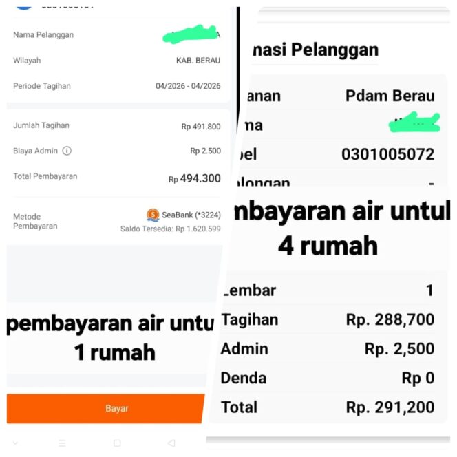 
					Tagihan Air Capai Rp494 Ribu, Warga Sambaliung Pertanyakan Lonjakan Tarif PDAM
