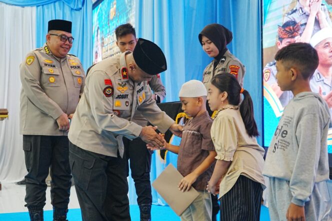 
					Jelang Hari Bhayangkara, Polda Kaltim Gelar Doa Bersama dan Tebar Kepedulian kepada Anak Yatim
